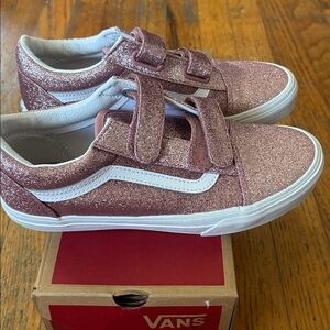 Vans old skool glitter rose v sneakers